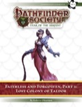 Pathfinder Society Scenario #7–16—Faithless and Forgotten, Part 2: Lost Colony of Taldor (PFRPG) PDF