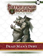 Pathfinder Society Scenario #7–24: Dead Man's Debt (PFRPG) PDF