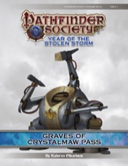 Pathfinder Society Scenario #8-23: Graves of Crystalmaw Pass (PFRPG) PDF