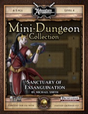 Mini-Dungeon #026: Sanctuary of Exsanguination (Fantasy Grounds) (Download)
