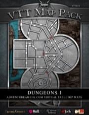 VTT Map Pack: Dungeons 1 (Download)