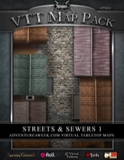 VTT Map Pack: Streets & Sewers 1 (Download)