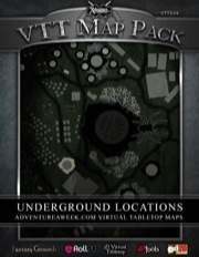 VTT Map Pack: Underground Locations (Download)