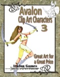 Avalon Clip Art Characters #3: Warrior Woman PDF