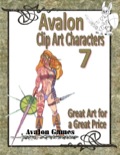 Avalon Clip Art Characters #7: Warrior Woman 2 PDF