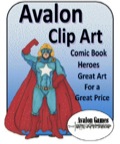 Avalon Clip Art: Super Heroes PDF