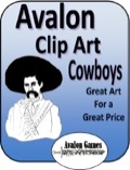 Avalon Clip Art: Cowboys PDF