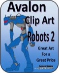 Avalon Clip Art: Robots 2 PDF