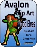 Avalon Clip Art: Wood Elves PDF
