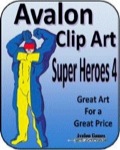 Avalon Clip Art: Super Heroes #4 PDF
