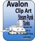 Avalon Clip Art: Steam Punk Tanks PDF
