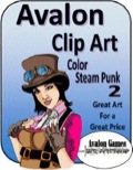 Avalon Clip Art: Color Steam Punk #2 PDF