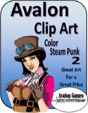 Avalon Clip Art: Color Steam Punk #2 PDF
