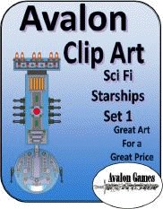 Avalon Clip Art: Starships Set 1 PDF