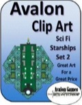 Avalon Clip Art: Starships Set 2 PDF