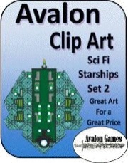 Avalon Clip Art: Starships Set 2 PDF