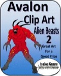 Avalon Clip Art: Alien Beasts, Set #2 PDF