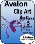 Avalon Clip Art: Alien Beasts, Set #3 PDF