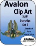 Avalon Clip Art: Starship Set 4 PDF