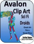 Avalon Clip Art: Sci-Fi Droids PDF