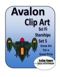 Avalon Clip Art: Starships, Set 5 PDF