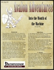 Avalon Adventures—Vol 1, Issue #12: Into the Mouth of the Machine (PFRPG) PDF