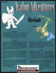 Avalon Adventures—Vol 2, Issue #1: Blockade (PFRPG) PDF