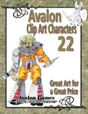 Avalon Clip Art Characters #22: Alien 3 PDF