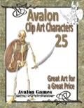 Avalon Clip Art Characters #25: Skeleton PDF