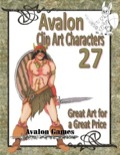 Avalon Clip Art Characters #27: Barbarian PDF