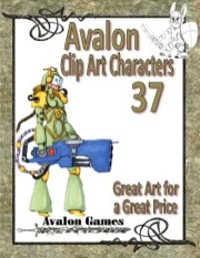 Avalon Clip Art Characters #37: Sci-Fi Girl PDF