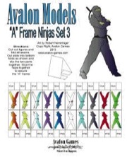 Avalon Models—A Frame: Ninjas, Set #3 PDF
