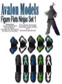 Avalon Models—Figure Flats: Ninjas Set 1 PDF