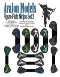 Avalon Models—Figure Flats: Ninja, Set #2 PDF