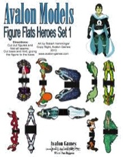 Avalon Models—Figure Flats: Super Heroes, Set 1 PDF