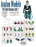 Avalon Models—Tri-Frame: Super Heroes, Set 1 PDF