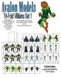 Avalon Models—Tri-Frame: Super Villains, Set 1 PDF