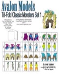 Avalon Models—Tri-Frame: Classic Monsters, Set 1 PDF
