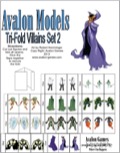 Avalon Models—Tri-Frame: Villains, Set 2 PDF