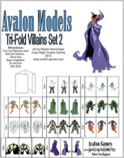 Avalon Models—Tri-Frame: Villains, Set 2 PDF
