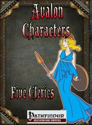 Avalon Characters: Five Clerics (PFRPG) PDF