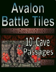 Avalon Battle Tiles, 10’ Cave Passage PDF