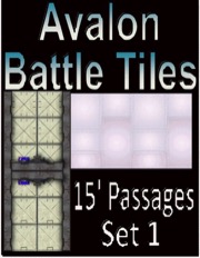 Avalon Battle Tiles, Sci-Fi 15’ Passages, Set 1 Style 1 PDF