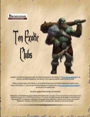 Ten Exotic Clubs (PFRPG) PDF
