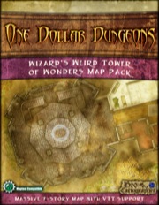 One Dollar Dungeon: Wizard's Weird Tower of Wonders Map Pack PDF