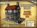 Butcher's Shop Paper Model PDF