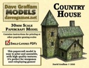 Country House 30mm Paper Model PDF