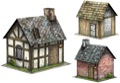 Rustic Cabins Set #1 28mm/30mm Paper Models PDF