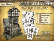 Friediger House Paper Model Kit PDF