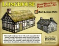 Longhouse 30mm Paper Model PDF